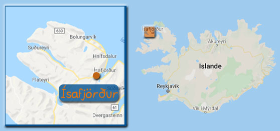 Carte Ísafjörður