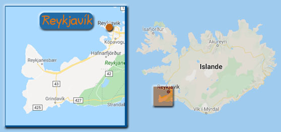 Carte Reykjavík