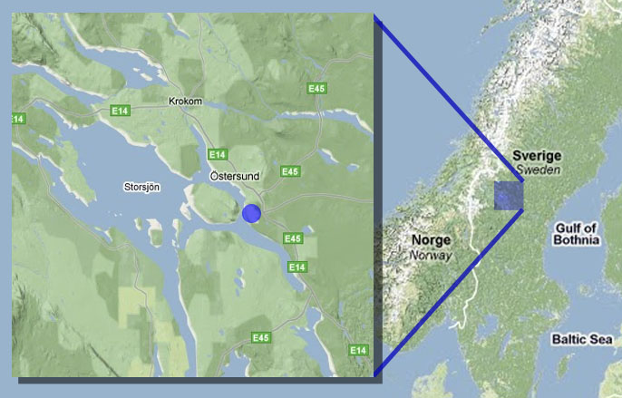 Carte Östersund