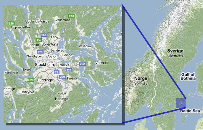 Carte Stockholm