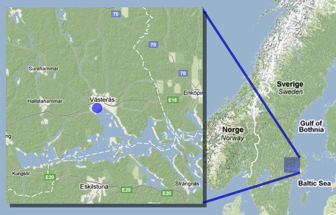 Carte Vasteras